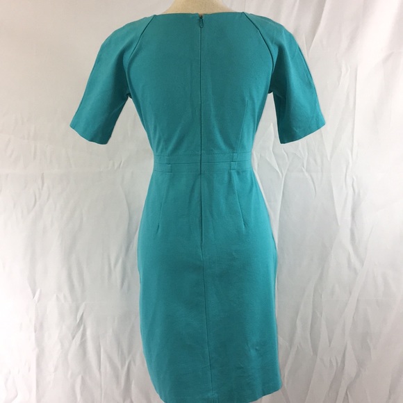 Gorgeous Talbots turquoise short-sleeved dress - Picture 3 of 5